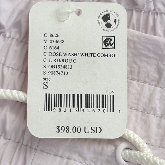 NWT FP Movement Champ Is Here Pants | Rose Wash/White Combo | Size S - Picture 8 of 9